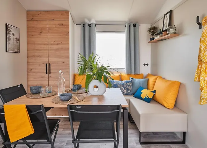 Camping Mobil-home Avec Terrasse A Hyeres, Ideal Pour 4 Personnes - Api-1-52-1135