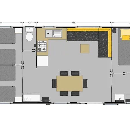 Mobil-home Avec Terrasse A Hyeres, Ideal Pour 4 Personnes - Api-1-52-1135 * Hyeres